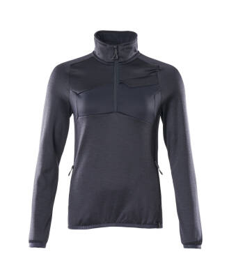 Fleece jumper with half zip - 1