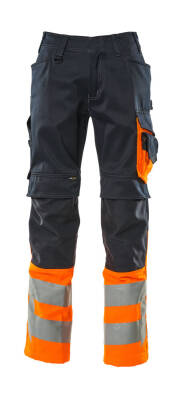 Trousers with kneepad pockets - 1