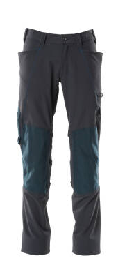 Trousers with kneepad pockets - 1