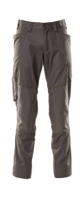 Trousers with kneepad pockets - 1