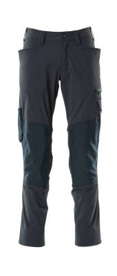 Trousers with kneepad pockets - 1