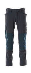 Trousers with kneepad pockets - 1