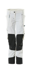 Trousers with kneepad pockets - 1