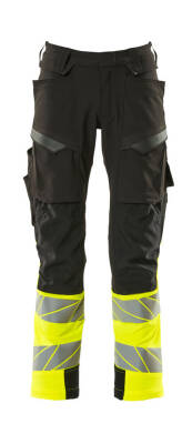 Trousers with kneepad pockets - 1