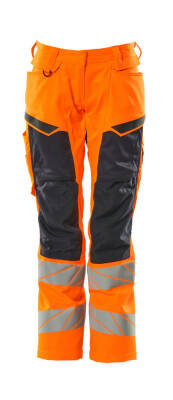 Trousers with kneepad pockets - 1