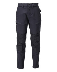 Trousers with kneepad pockets - 1