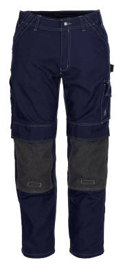 Trousers with kneepad pockets - 1