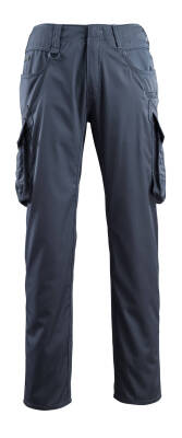 Trousers with thigh pockets - 1